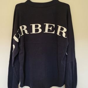 Burberry | Sweaters | Burberry Big Back Logo Long Sleeve Sweatshirt Blue  Size M | Poshmark